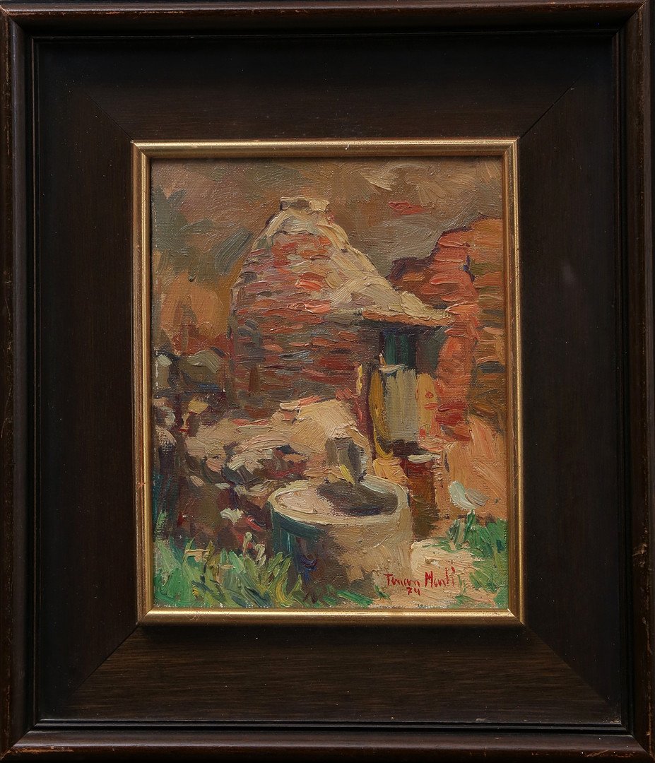 Rural View with a Well by Ferran Martí